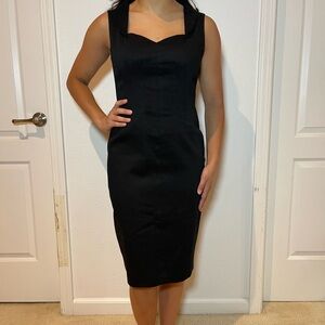 David Meister Sleeveless Midi Dress